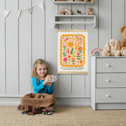You found a duck Positive Affirmation Wall Art Poster for Nursery 14x18.5inch(LYK04)