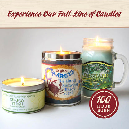 Our Own Candle Company, Passion Fruit Scented Mason Jar Candle, 100 Hour Burn Time, 13 Ounces