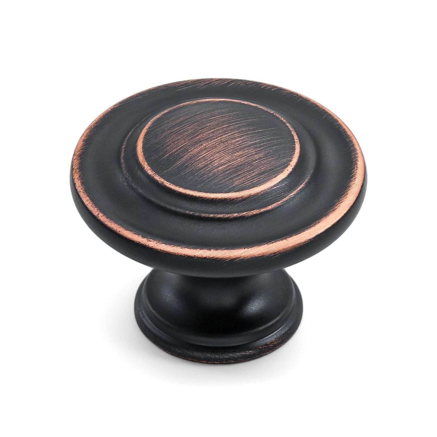 HESTIA HARDWARE 10 Pack | 1.32inch Oil Rubbed Bronze Cabinet Knobs | Oil Rubbed Bronze Cabinet Pulls | Bronze Cabinet Knobs Dresser Knobs and Drawer Knobs (Z4.10.O)