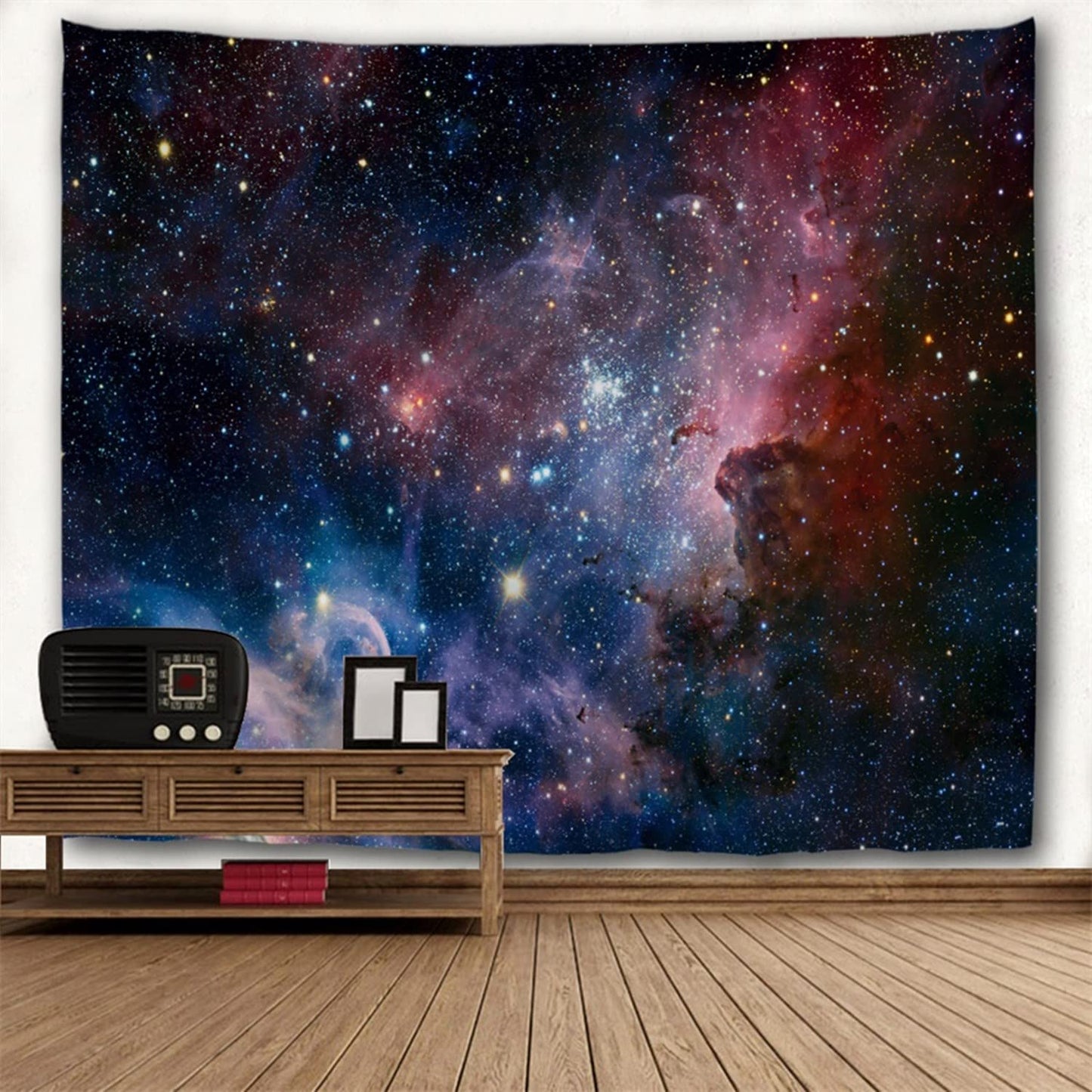 goodbath Small Tapstry, Outer Space Universe Galaxy Star Tapestries Wall Hangings for Living Room Bedroom Dorm, 60 x 40 Inch, Colorful