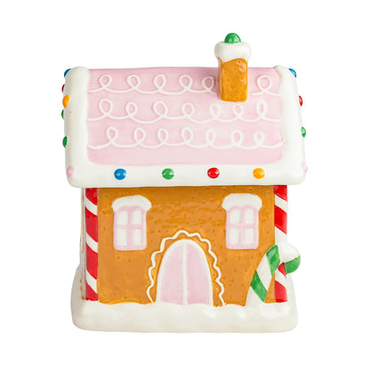 10 Strawberry Street Gingerbread Cottage Canister