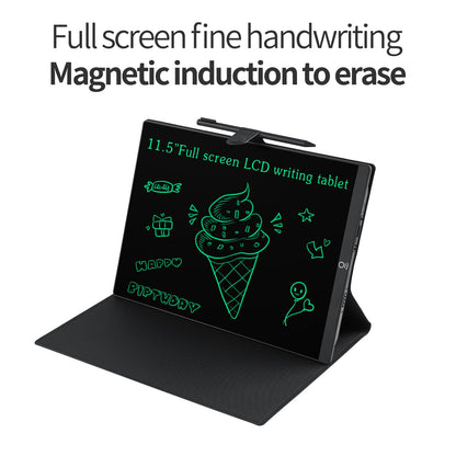 LCD Writing Tablet 11.5 Inch with Case, Bezel-Free Large Screen Graphics Drawing Tablet, Ultra-Slim 0.2in Reusable Digital Notepad for Adults, Electronic Writing Pad for Office Meeting Classroom Home