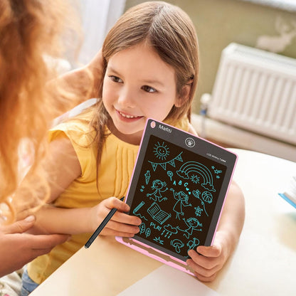 LCD Writing Tablet 8.5 Inch 2 Pack Colorful Screen Electronic Writing Drawing Pads Doodle Board for Kids Boys Girls