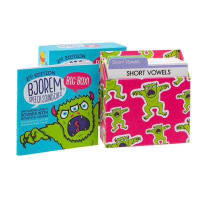 Bjorem Speech® 2nd Edition Big Box of Sound Cues: Comprehensive Phonetic Cards for Speech Therapy & Literacy Skills - Visual Learning Aids for Apraxia, Dyslexia & Early Readers