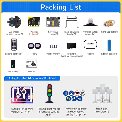 Yahboom Micro bit Smart Robot Car Tinybit Pro AI Visual Recognition Graphical Cooding Line Tracking Ultrasonic Sensor IR APP Control