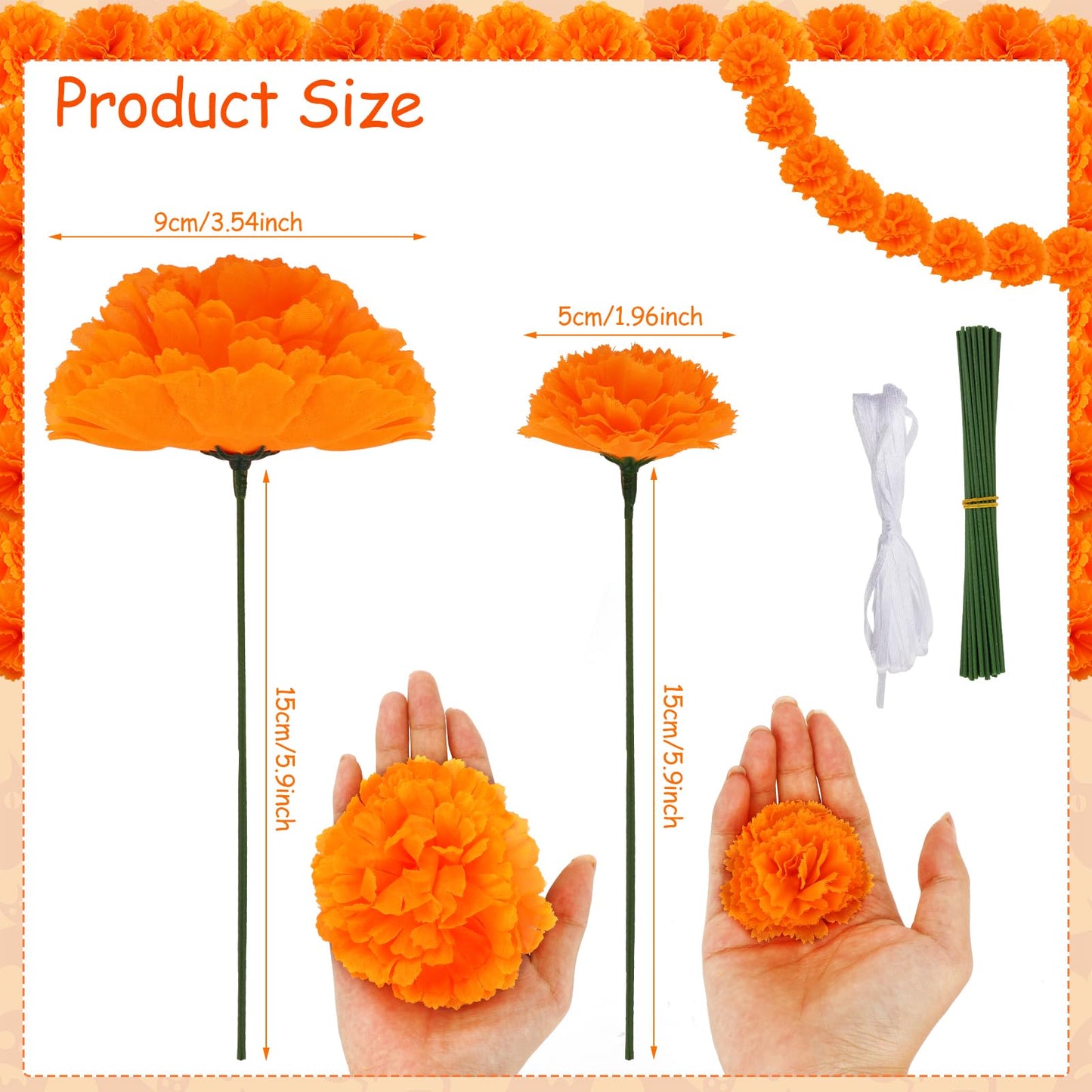 HOWAF Dia De Los Muertos Decorations Ofrenda Set, Day of The Dead Decor for Altar with Papel Picado Banner Marigold Flowers Garland for Ofrendas Alter Supplies, Mexican Halloween Diwali Party Supplies