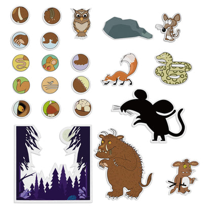 Ai fsem 22 Pcs The Gruffalo Felt Story Board Pieces Flannel Board for The Classroom Autism Learning Materials Felt Board Story Sets