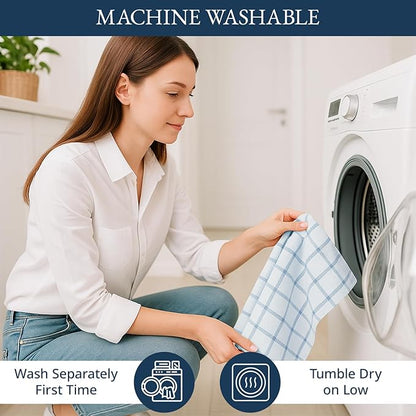 LANE LINEN Dish Towels Set of 12-18” x 28” Soft, Absorbent Cotton Kitchen Towels
