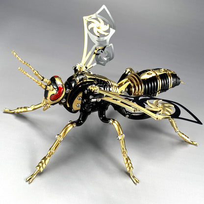3D Metal Puzzles for Adults Mechanical Wasp Model Kits Building Blocks the Northern Giant Hornet Difficult DIY Assembly for Men