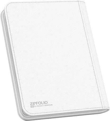 Ultimate Guard Zipfolio 160 - 8 Pocket Xenoskin White Display Album
