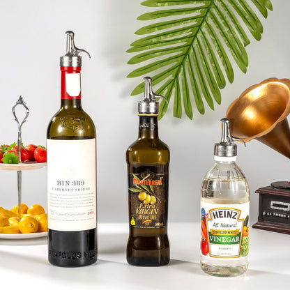 Wine Stopper & Pourer 2 in1, Suitable for Alcohol, Wine for Best Christmas and Birthday Gifts