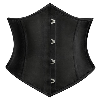 Scarlet Darkness Corset Belt for Women Fishbone Wide Waist Corset Pirate Belt Black Size 12
