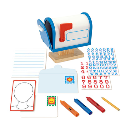 Melissa & Doug My Own Wooden Mailbox Activity Set and Educational Toy