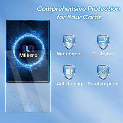 500 Count Card Sleeves – Matte Clear Trading Card Sleeves, Polypropylene (PP), Fit for MTG, TCG, Baseball, Football, and Game Cards (Matte Clear)
