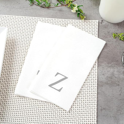 Luxenap 15.8 X 7.9 Inch Linen-Feel Guest Towels, 2000 Lettered Hand Towels