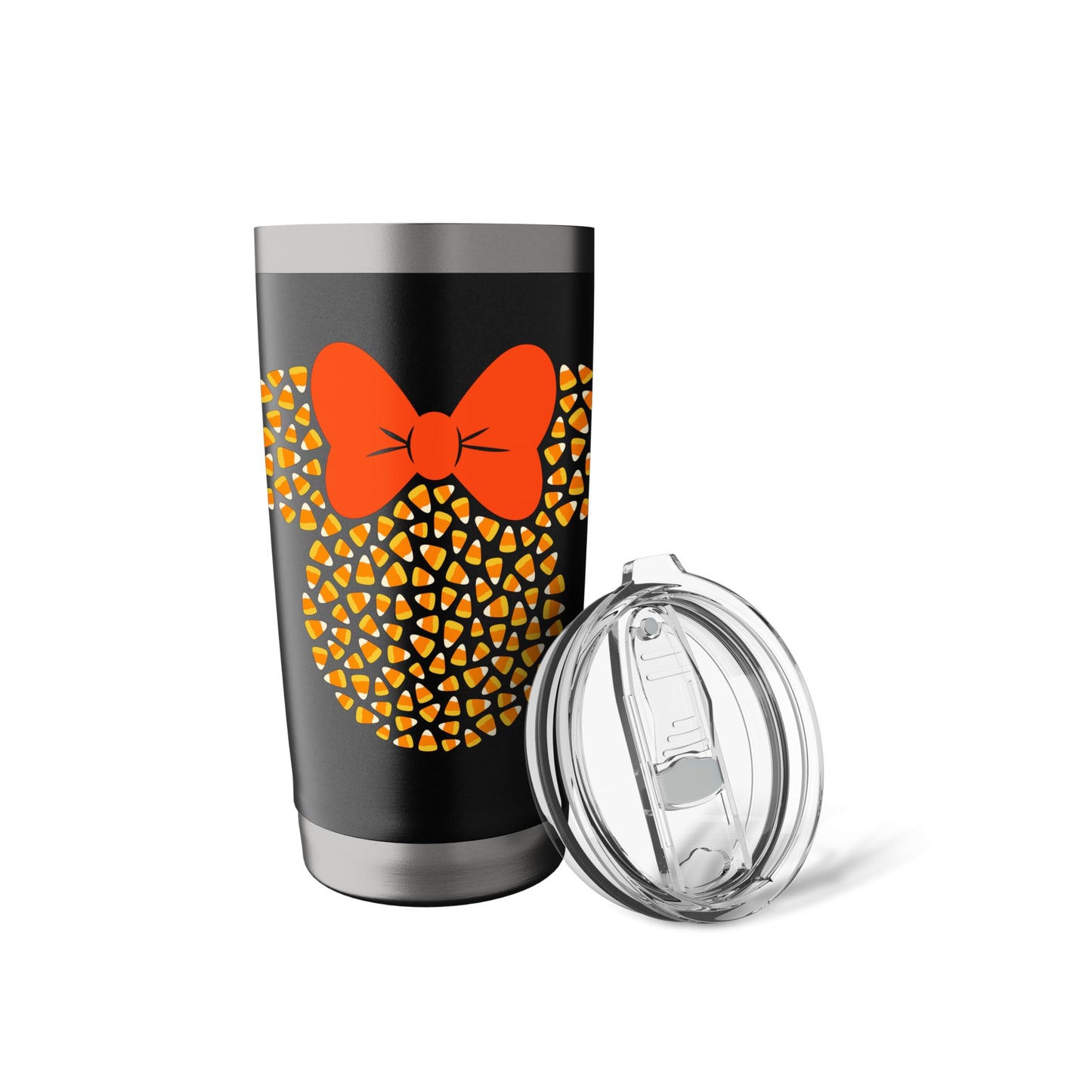 Disney Minnie Mouse Candy Corn Halloween Stainless Steel Insulated Tumbler