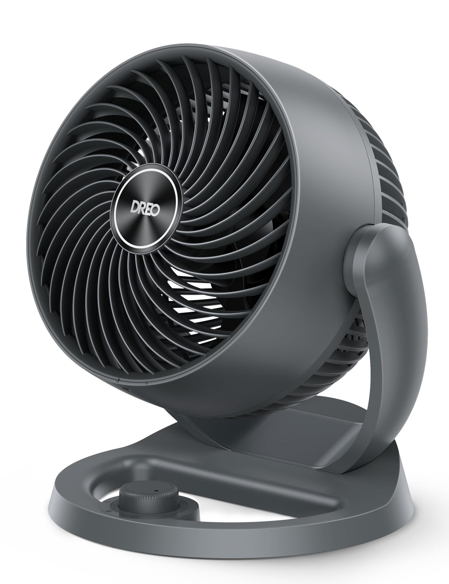 Dreo Fan for Bedroom, 12 Inches, 70ft Powerful Airflow, 28db Quiet Table Air Circulator Fans for Whole Room, 120° Adjustable Tilt, 3 Speeds, Desktop Fan for Home, Office, Kitchen