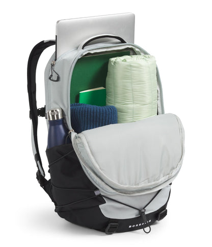 The North Face Borealis Commuter Laptop Backpack - Water Repellent, Laptop Sleeve, Large Main Compartment, Tin Grey Dark Heather/Asphalt Grey/TNF Black-NPF, One Size