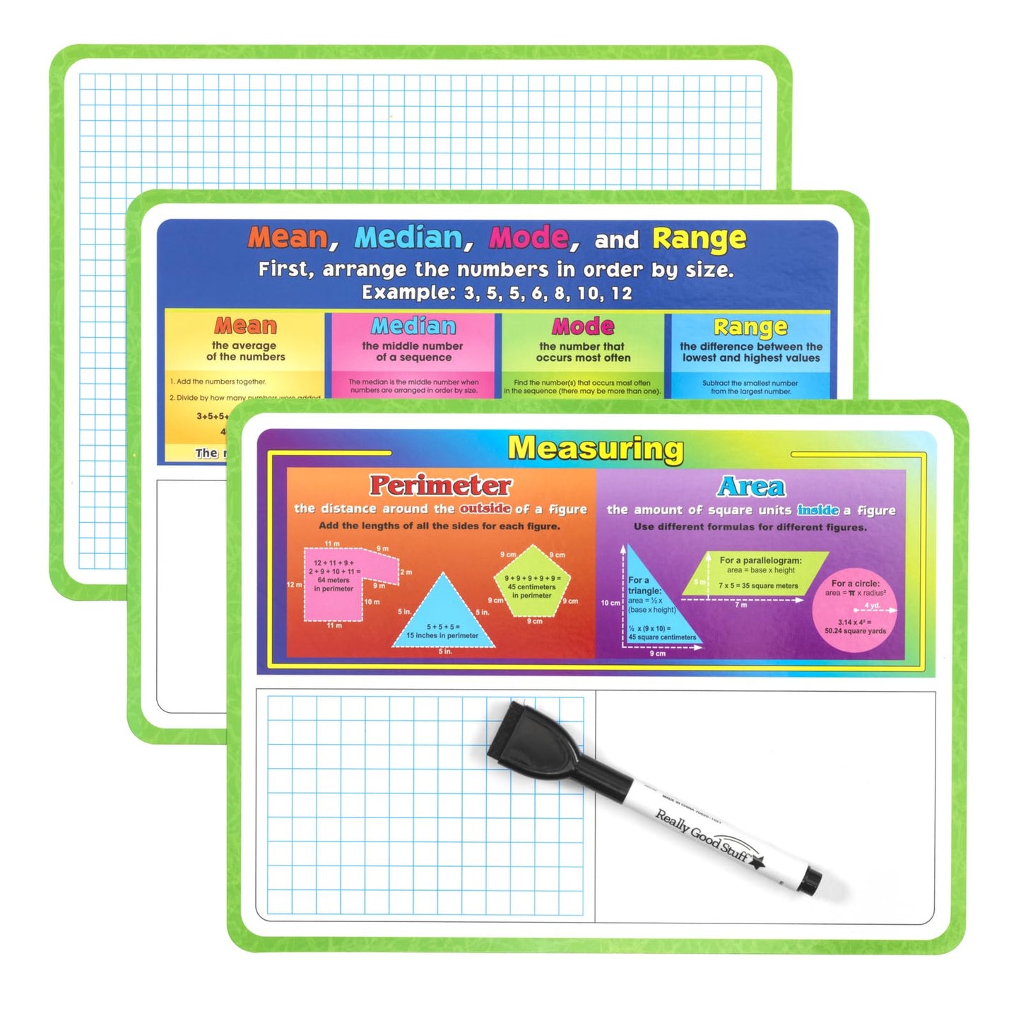 Really Good Stuff Fifth Grade Family Engagement Math Practice, Solve & Play Kit - Math Kit for Fifth Grade Students, Ages 9-11