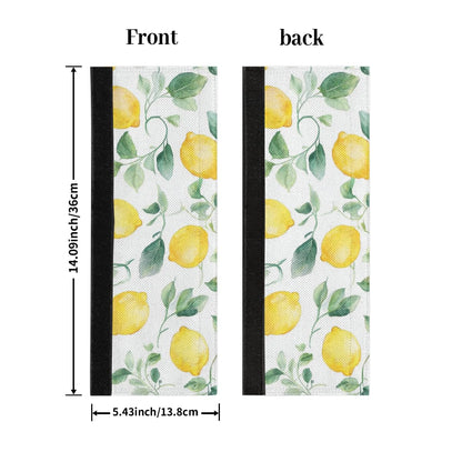 AUUXVA Yellow Lemon Refrigerator Door Handle Covers Set of 2,Tropical Fruit Lemon Kitchen Appliance Handle Covers Decorations for Refrigerator Microwave Stove Oven Dishwasher, Fridge Handle Protector