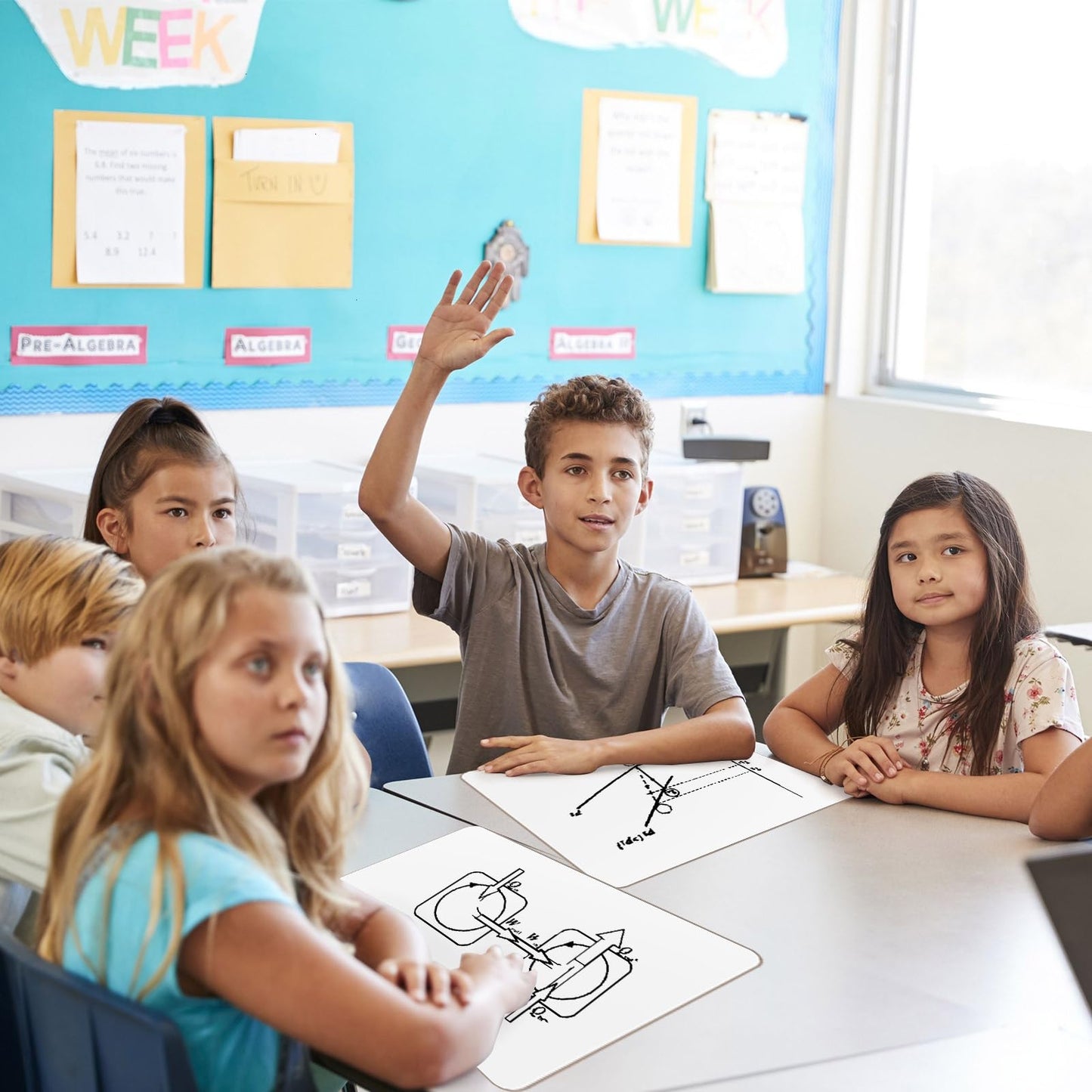 COYMOS 12 Pack Small Dry Erase Boards Classroom Pack 12 x 9 Inch Double Sided Mini White Boards Portable Dry Erase LapBoards for Teacher Supplies with 12 Erasers and 12 Markers