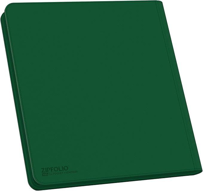 Ultimate Guard Zipfolio 480 – 24 Pocket XenoSkin (Quadrow) Green