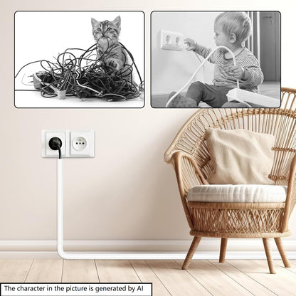 Self-Adhesive Cable Hider, Flexible Wire Cover Cable Raceway for Wires, Wall Mount TV, Home Audio, Network, Power, and Phone Line Managemen (Gray, 118inch)