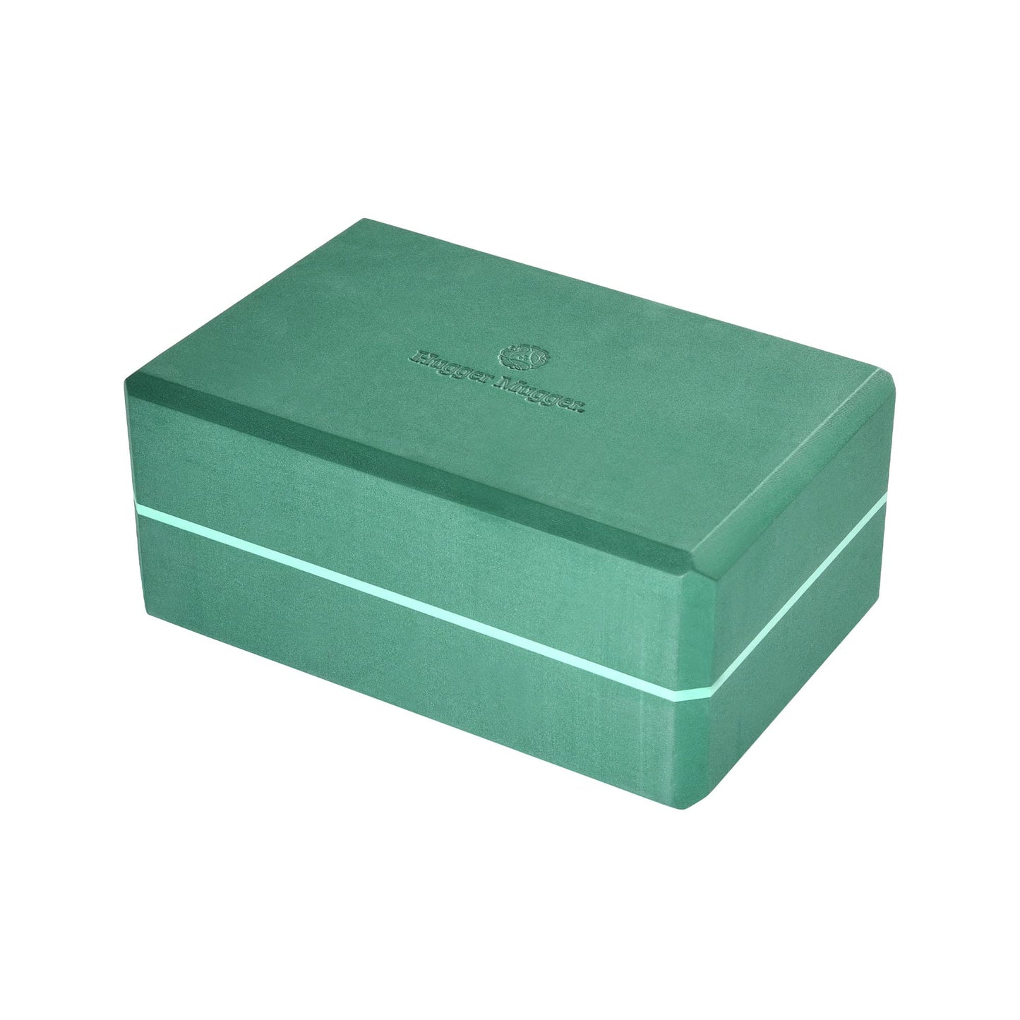 Hugger Mugger 4 in. Foam Yoga Block - Strong and Stable, Beveled Edges for Comfort, Most Favored Block Size, Helps with Alignment and Support in Many Poses