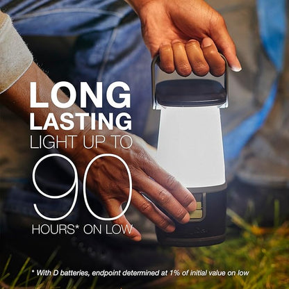 ENERGIZER WeatheReady LED Camping Lantern PRO-360, IPX4 Water Resistant Tent Light, Ultra Bright Battery Powered Lanterns for Camping, Outdoors, Emergency Power Outage