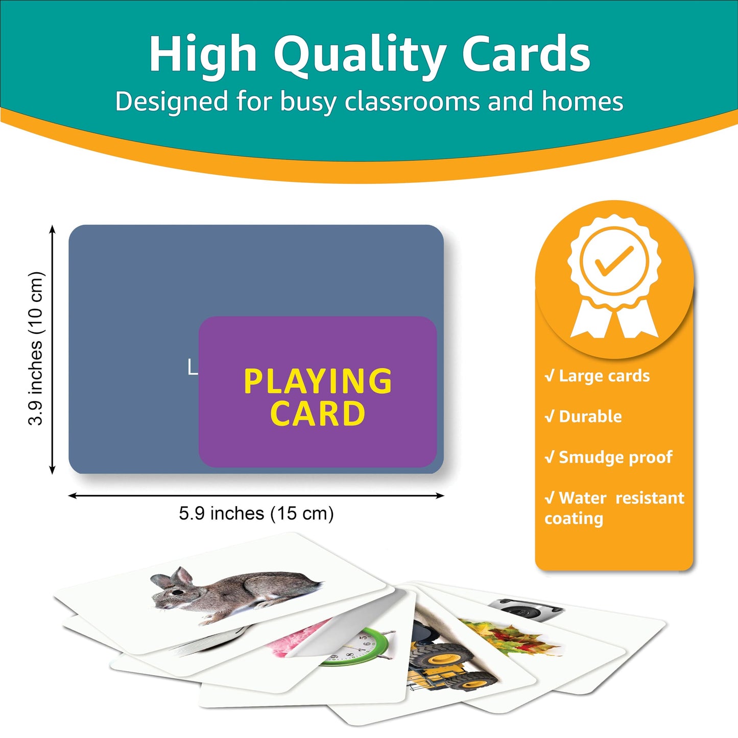 Picture My Picture Articulation Flash Card Set – Speech Therapy Tool for Vocabulary, Communication & Thinking, Scratch-Resistant with Activity Guide, Suitable for Education, ESL & ABA – Set of 210
