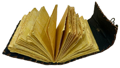 HINDORO Hocus Pocus Book Of Spells, Grimoire Blank Spell Books, Prop Halloween Decorations Decor, Book Of Shadows With Lock, Witchy Hocus Pocus Gifts For Men And Women Spellbook Evil Eye Leather Bound Journal, Grimoire Witch Best Christmas Gifts