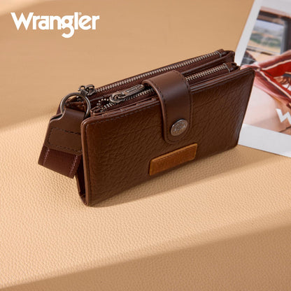 X Wrangler Wallets for Women Small Wristlet Wallet, Bifold Credit Card Holder Wallets with Rfid Protection