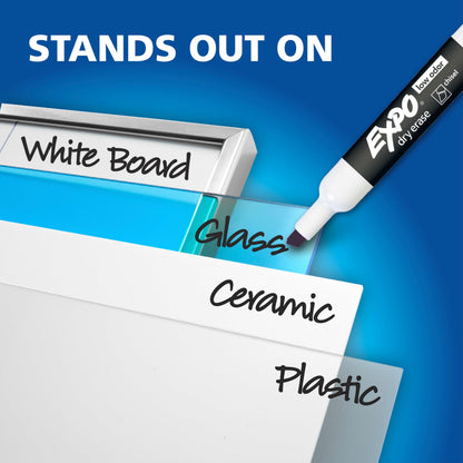 EXPO Dry Erase Markers Ultimate Pack, Chisel, Fine, Ultra Fine, Mixed Tips, 40 Count - Whiteboard, Essential Supplies for Office, School, Classroom, Teachers