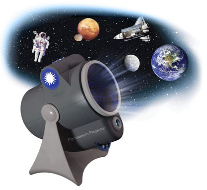 Smithsonian Optics Room Planetarium and Dual Projector Science Kit, Black/Blue, Age 8 and Up