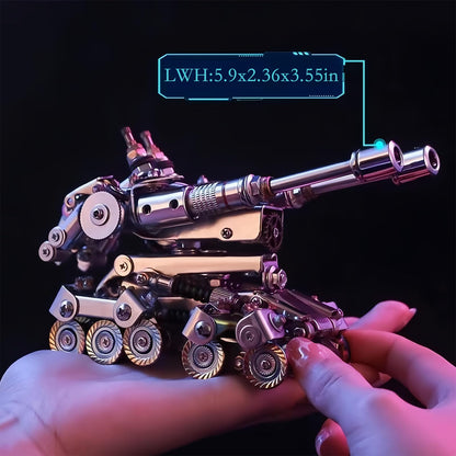 ZUNPINSPACE 3D Metal Puzzle for Adults,Tank Puzzle Building Set，3D Metal Model Kit, Brain Teaser Puzzles DIY Assembling for Stress Relief - High end Men's Gift