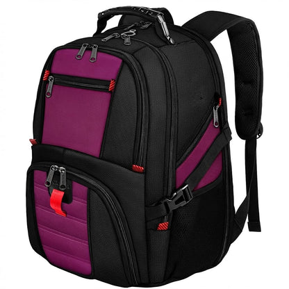 YOREPEK Large Backpack for Men, Extra Large Laptop Backpacks for Men Women, Water Resistant Travel Backpack Airline Approved Business Work Bag Fits 17 Inch Computer, Black