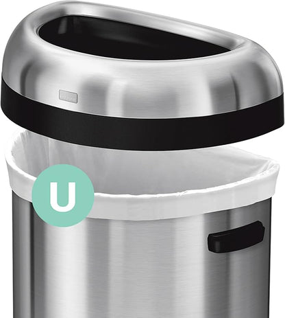 simplehuman Code U 200 Count, Dispenser Pack Custom Fit Liners, Drawstring