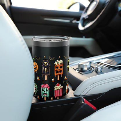 Halloween Popsicle Horror Summer Ice Cream Summerween Stainless Steel Insulated Tumbler