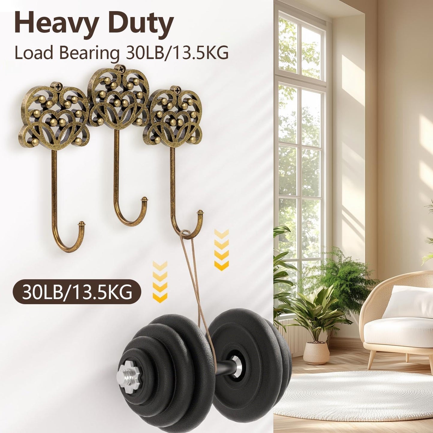 Ybenlld 1 PCS Retro Theme Bat Wall Hooks, Zinc Alloy Wall Mounted Hanging Racks, Decorative Coat Hooks for Keys, Towels, Clothes, Scarf, Bag