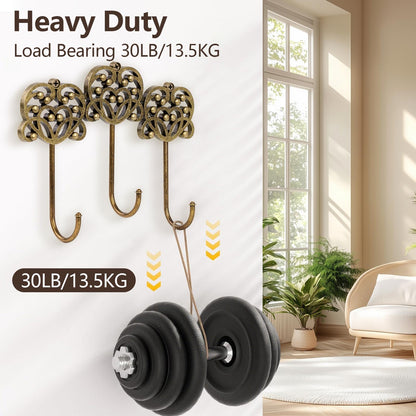 Ybenlld 1 PCS Retro Theme Bat Wall Hooks, Zinc Alloy Wall Mounted Hanging Racks, Decorative Coat Hooks for Keys, Towels, Clothes, Scarf, Bag