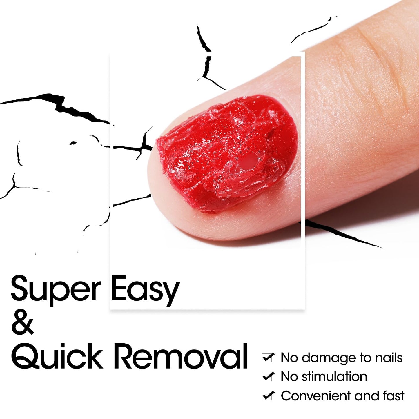 Gellen Gel Nail Polish Remover Kit, Gel Polish Remover for Nails with Liquid Latex Tape Cuticle Oil and Manicure Tools, Quick & Easy Gel Remover in 3-5 Minutes, No Soaking Or Wrapping