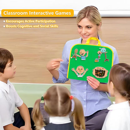 Thryvomniq No David Early Learning Interactive Play Kit Flannel Board Stories Preschool Storytelling Interactive Games Kindergarten Learning Felt Toys