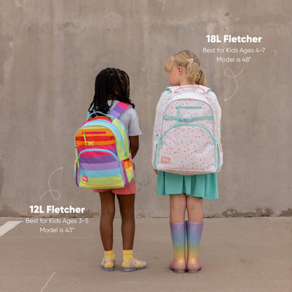 Simple Modern Medium Bluey Toddler Backpack for School Girls and Boys | Kindergarten Elementary Kids Backpack | Fletcher Collection | Kids - 15" tall | Bluey Checkmate