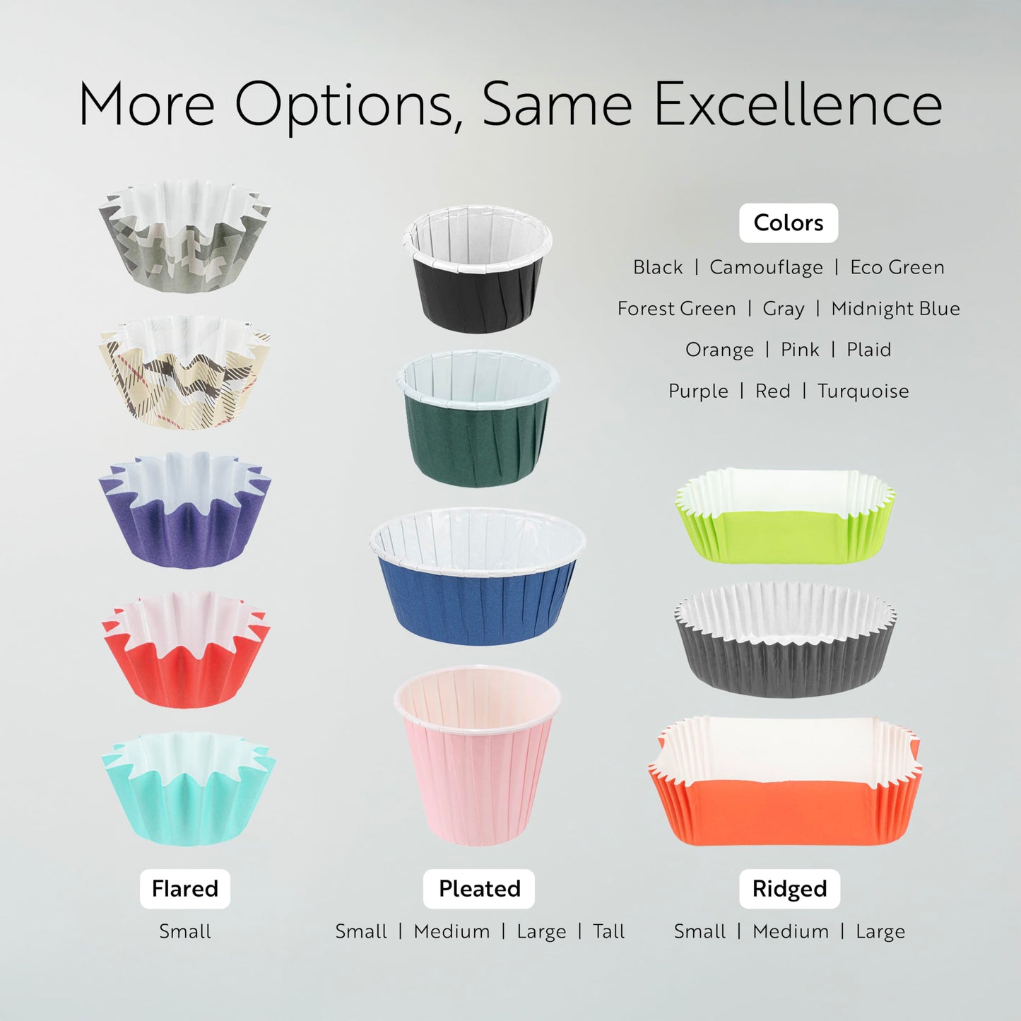 Restaurantware Paper Baking Cups 200 Count 0.4 Ounce Paper Greaseproof Muffin Liners, 2 Inches Disposable Baking Cups Flared Design Tangerine for Oven and Freezer Use
