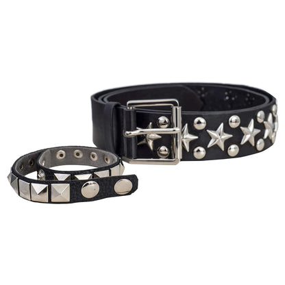 Costume Agent The Queen of Music Studded Belt and Armband Adult Halloween Costume Accessory Cosplay