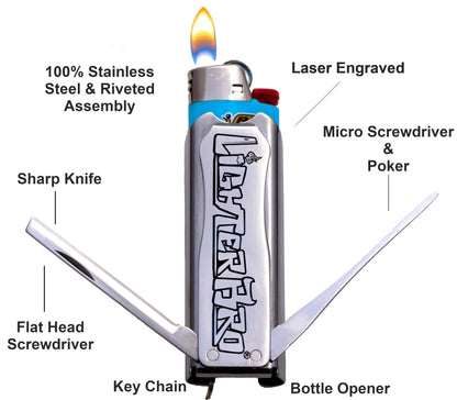 LighterBro Slim Multitool Lighter Sleeve