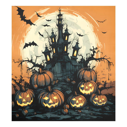 JIPONI Dishwasher Magnetic Cover Halloween Pumpkin Bat Dishwasher Magnetic Kitchen Art Decor, Dish Washer Magnet Sticker 23 W x 26 H Inch