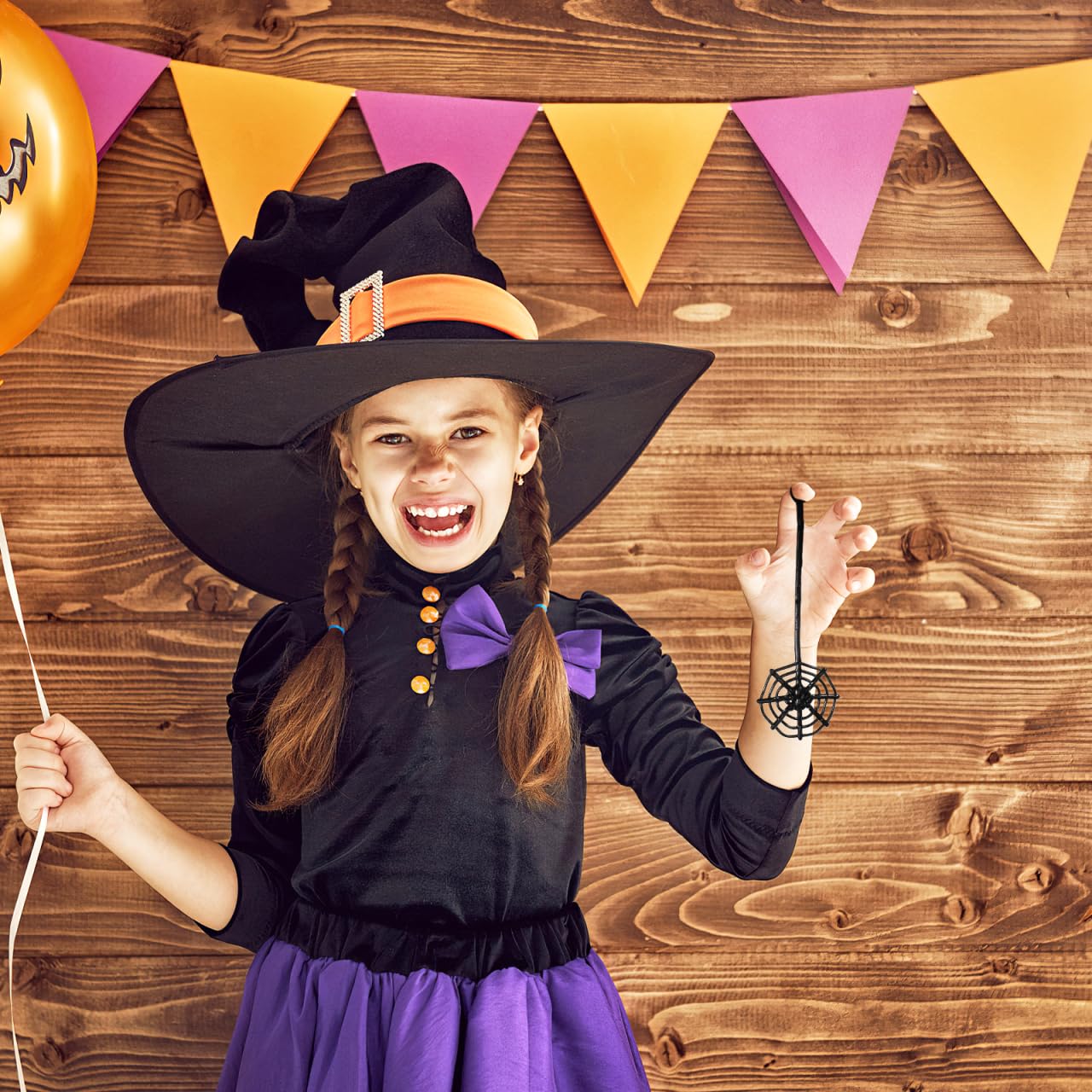 BESPORTBLE 20Pcs Halloween Spider Web Sticky Hands - Stretchy TPR Elastic Toys for Kids, Party Favors, Goodie Bag Fillers, Trick or Treat Prizes, Classroom Rewards, Halloween Decorations