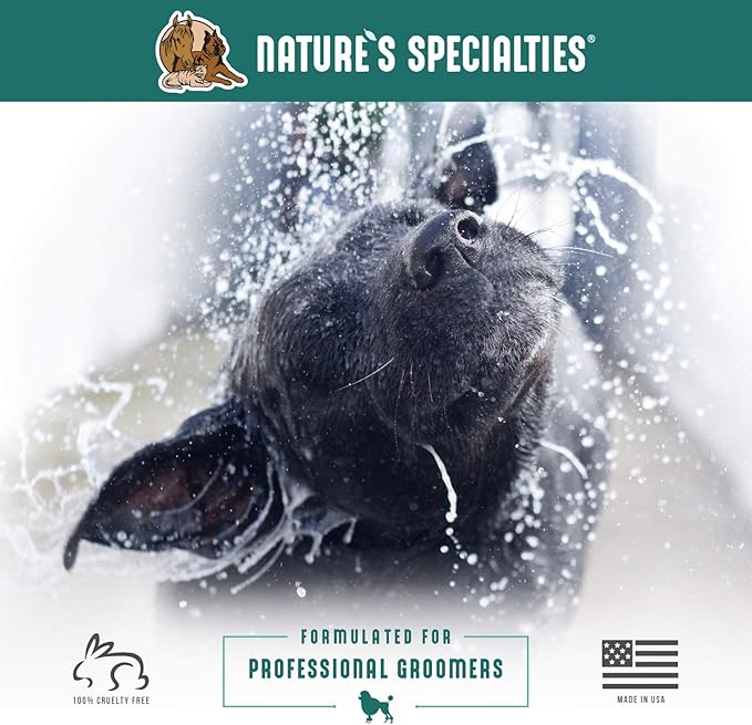 Nature's Specialties Quick Relief Neem Shampoo for Dogs Cats, Non-Toxic Biodegradeable, 16oz