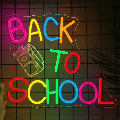 NOSUN This is Our Happy Place Neon Sign Happy Place Neon Signs for Wall Decor Dimmable Warm White LED Signs for Bedroom Classroom Man Cave Home Bar Birthday Party Game Zone Decor Neon Classroom Sign